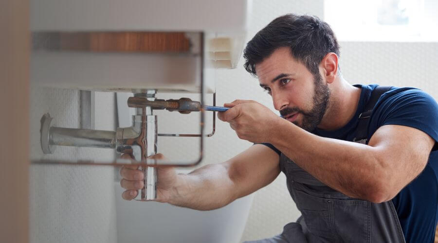 Sink faucet installation in Boylston, MA